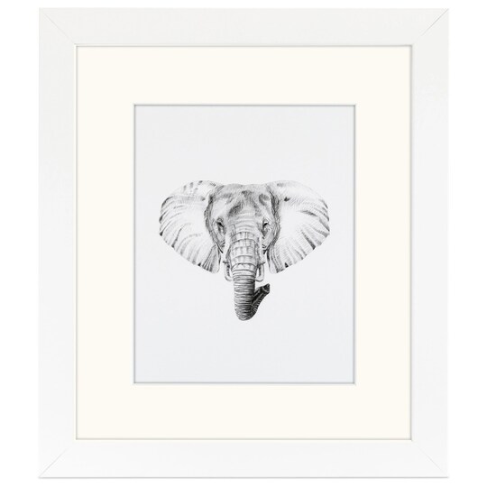 ArtToFrames 22x28" Matted Picture Frame with 18x24" Single Mat Photo Opening Framed in 1.25" White and 2" Mat (FWM-3966-22x28)